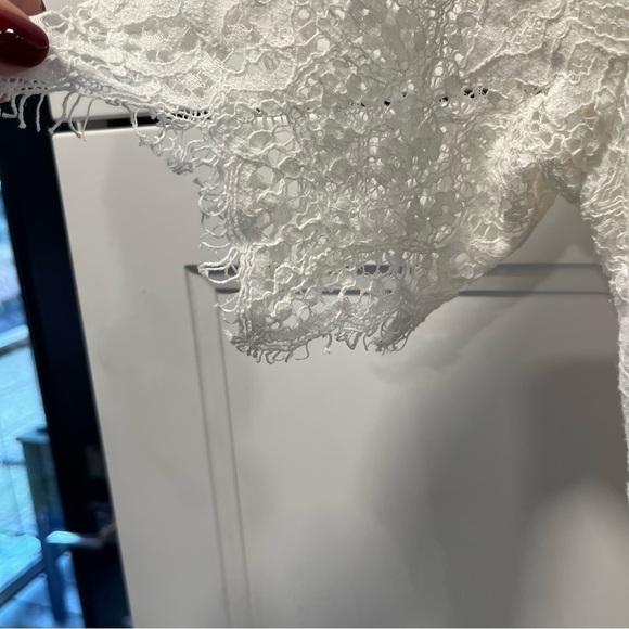 Lulu’s White Glorious Love Lace V-neck Jumpsuit - Picture 9 of 13